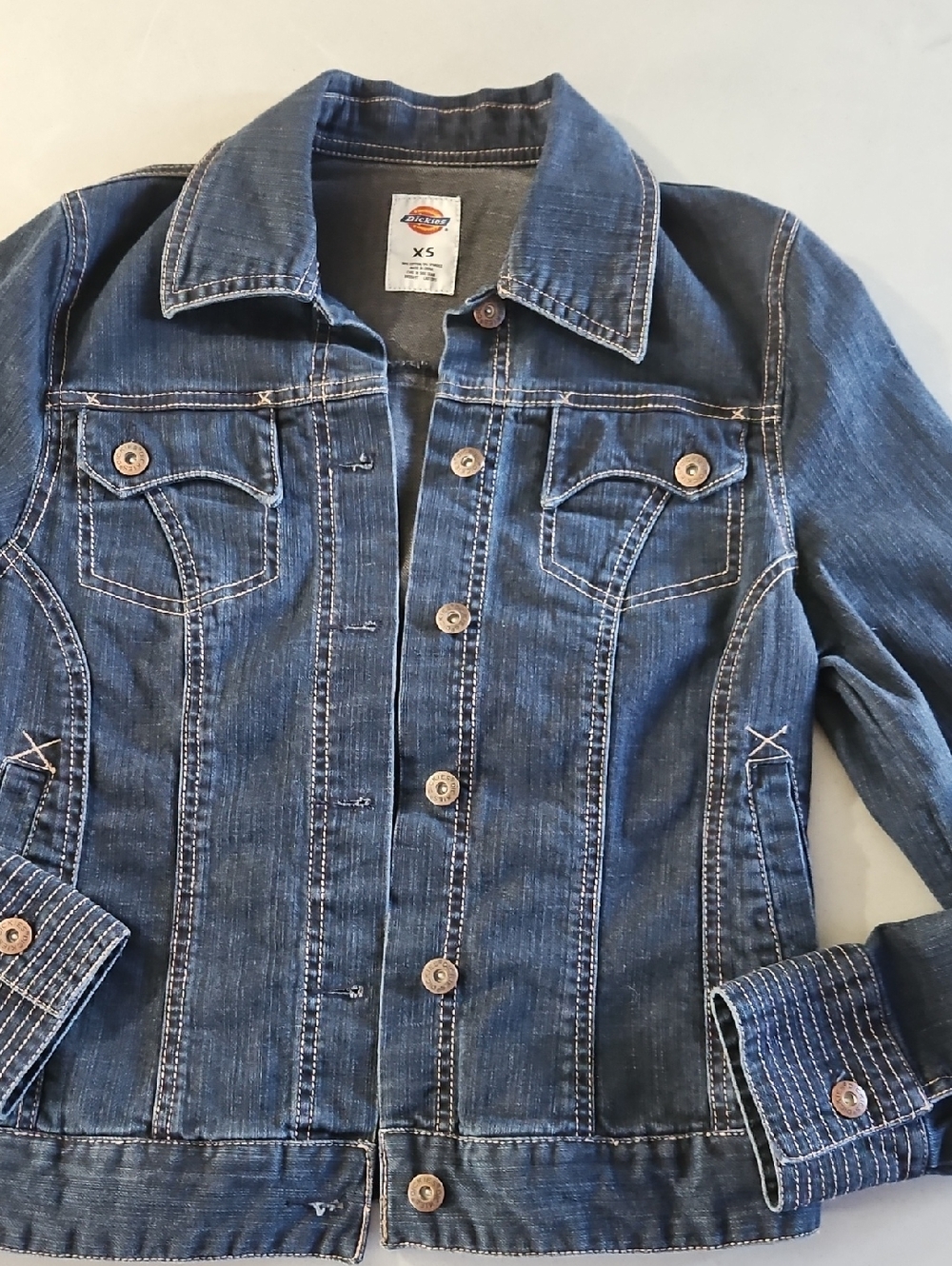 Dickies Women's Dark Blue Denim Jacket